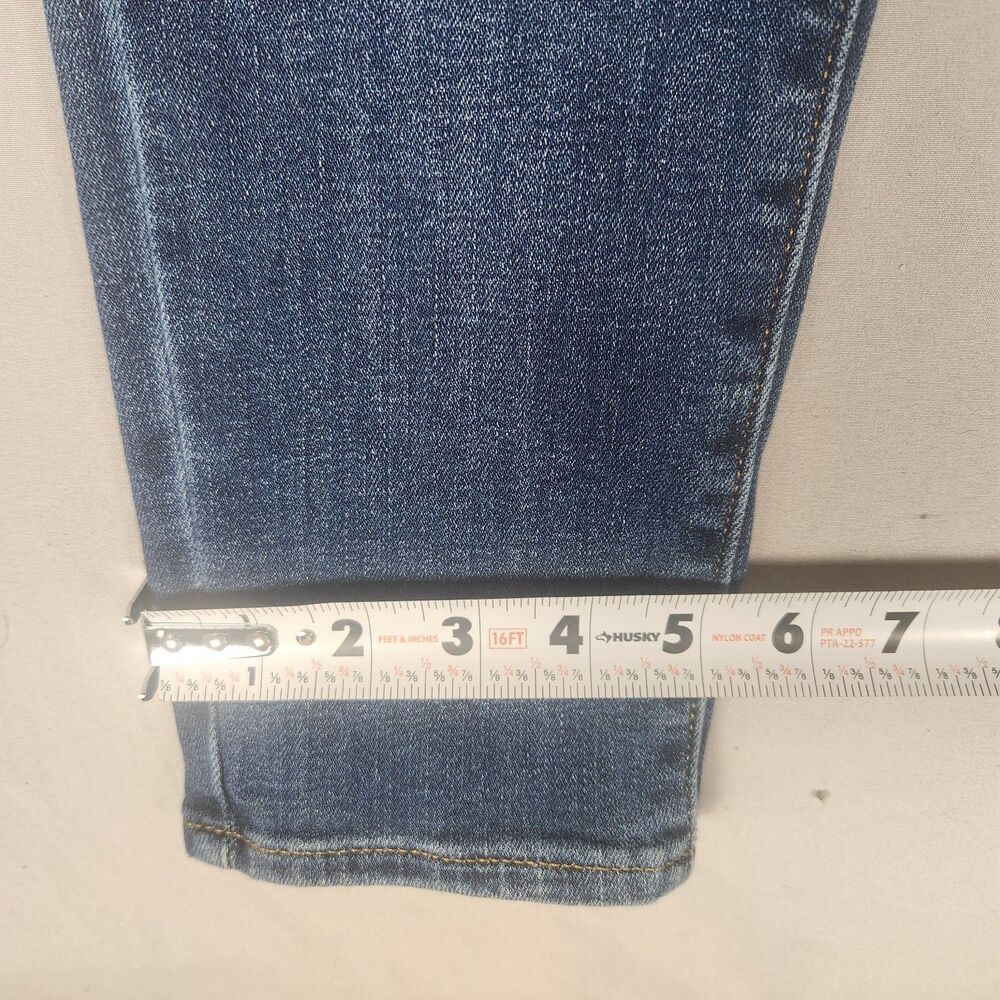 Levi’s 721 High Rise Skinny Jeans Women’s 29x30 Distressed Blue Stretch - Picture 9 of 13